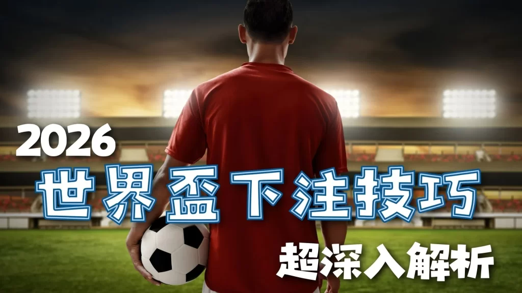 2026世界盃運彩下注 世足線上下注 2026世界盃投注