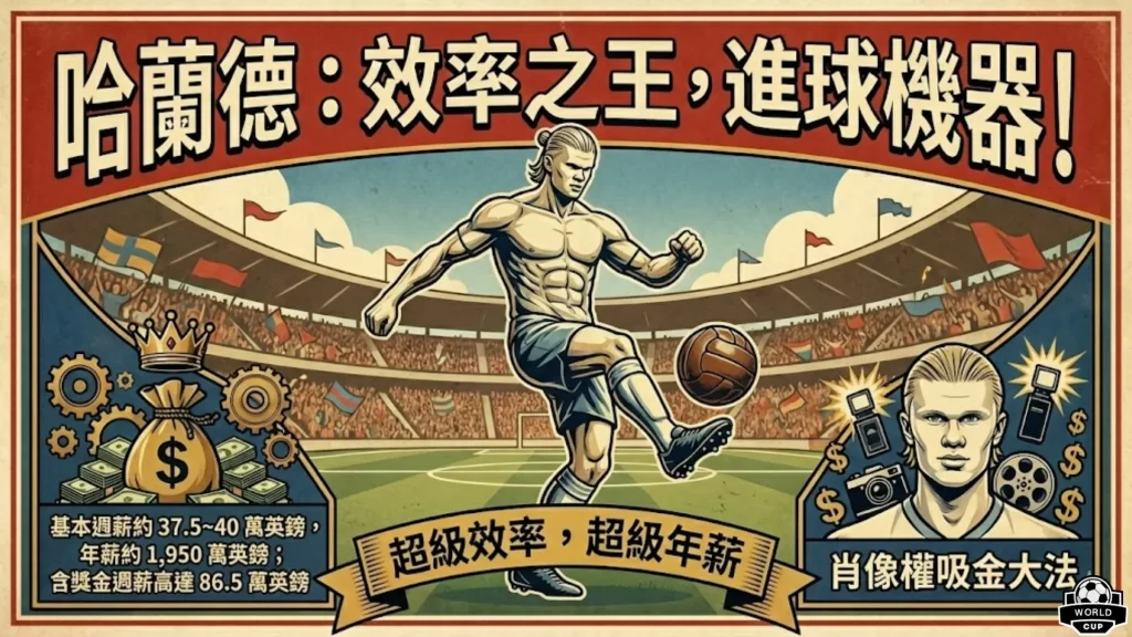 哈蘭德年薪