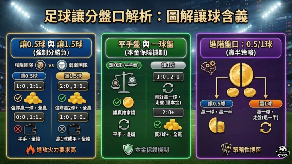 讓分盤口說明