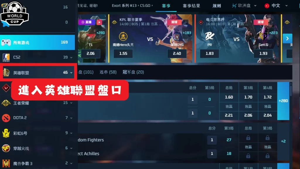 LOL運彩怎麼買