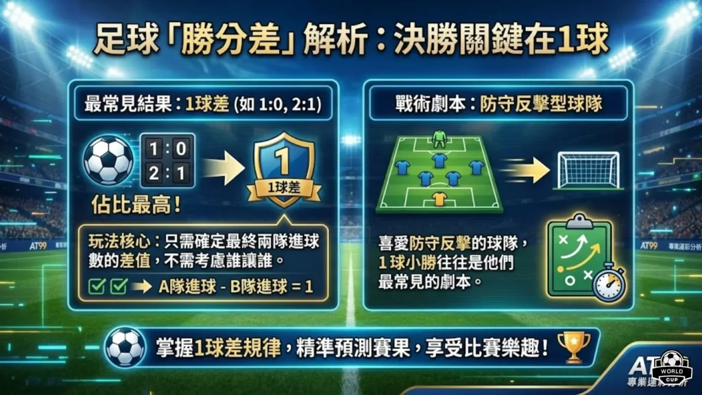 足球勝分差