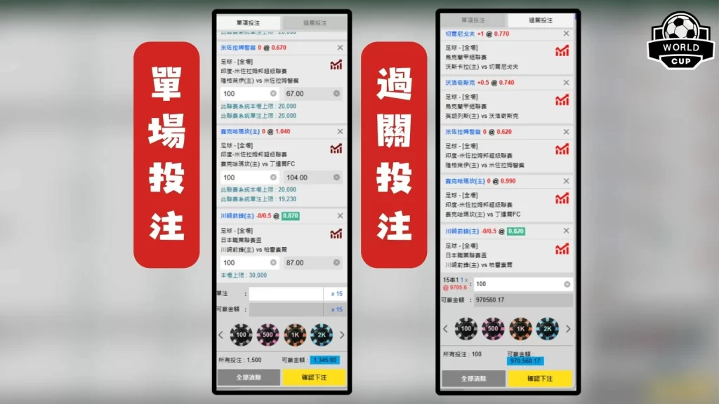 世足串關